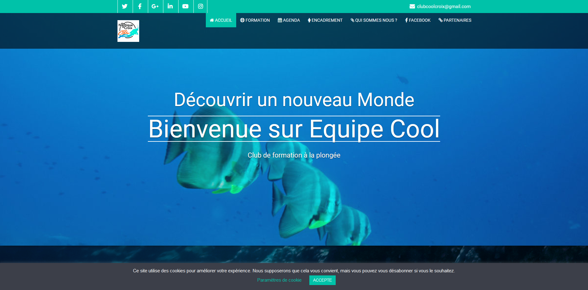 Equipe Cool : Plongée Croix